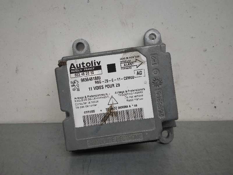 Recambio de centralita airbag para peugeot 607 (s2) básico referencia OEM IAM 9656481880  