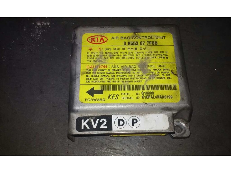 Recambio de centralita airbag para kia carnival td ls referencia OEM IAM 0K553677F0B 0K553677F0B 