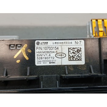 Recambio de mando calefaccion / aire acondicionado para mg zs luxury referencia OEM IAM 10703154  