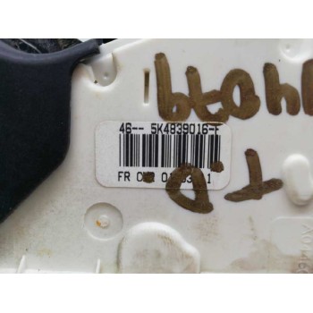 Recambio de cerradura puerta trasera derecha para volkswagen polo (6r1) advance referencia OEM IAM 5K4839016F 5K4839016M 7 PINS