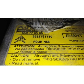 Recambio de centralita airbag para citroën xsara picasso 2.0 hdi cat (rhy / dw10td) referencia OEM IAM 9632167780 9632167780 