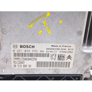 Recambio de centralita motor uce para opel combo furgoneta/monovolumen (k9) 1.5 d referencia OEM IAM 9851888980 0281039555 