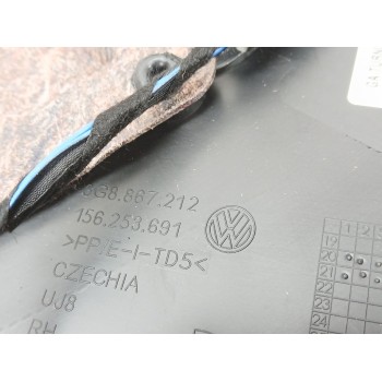 Recambio de guarnecido puerta trasera derecha para volkswagen arteon (3h8) referencia OEM IAM 3G8867212  