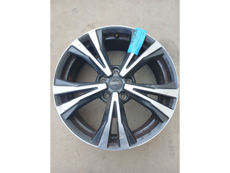Recambio de llanta para nissan qashqai ii (j11, j11_) 1.3 dig-t referencia OEM IAM 18 pulgadas 7JX18 ET40 