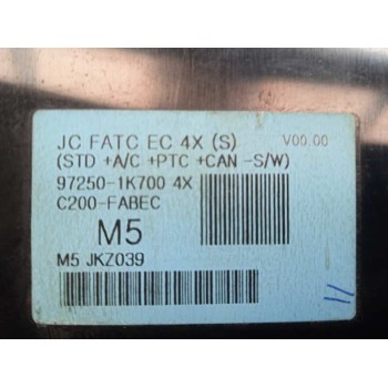 Recambio de mando climatizador para hyundai ix20 tecno referencia OEM IAM 972501K700 972501K7004X 