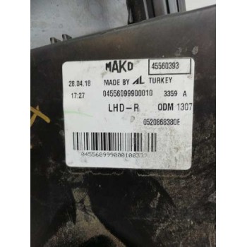Recambio de faro derecho para fiat fiorino 1.3 16v m-jet cat referencia OEM IAM 45560393 1353197080 