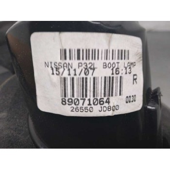 Recambio de piloto trasero derecho interior para nissan qashqai (j10) acenta 4x4 referencia OEM IAM 89071064  