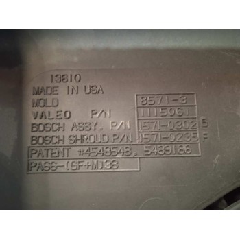 Recambio de electroventilador para chrysler sebring berlina (jr41) 2.0 le referencia OEM IAM 4548548 5489186 