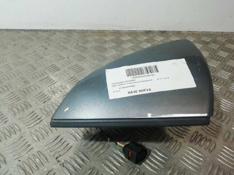 Recambio de retrovisor izquierdo para seat leon st (5f8) reference advanced referencia OEM IAM 5F1857507P9B9 SIN CARCASA ABATIBL