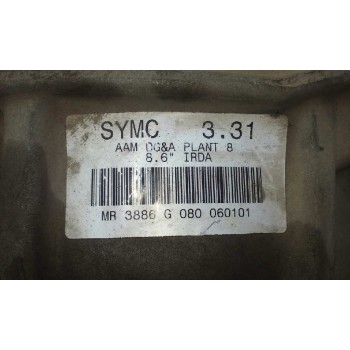 Recambio de diferencial trasero para ssangyong rexton 2.7 turbodiesel cat referencia OEM IAM   3.31