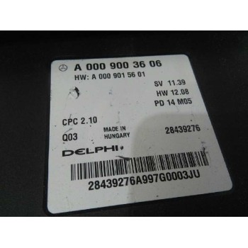 Recambio de modulo electronico para mercedes-benz clase gla (w156) 2.1 cdi cat referencia OEM IAM A0009003606 A0009003606 A00090
