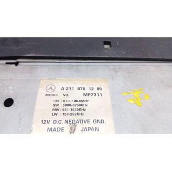 Recambio de sistema audio / radio cd para mercedes-benz cls (c219) cls 350 (219.356) referencia OEM IAM a2118701289  