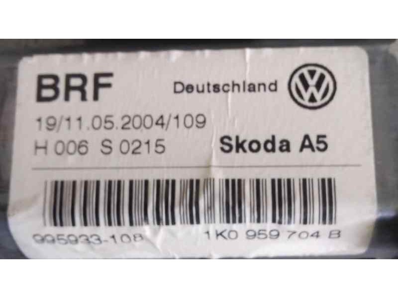 Recambio de motor elevalunas trasero derecho para skoda octavia berlina (1z3) active referencia OEM IAM 1K0959704B 995933108 