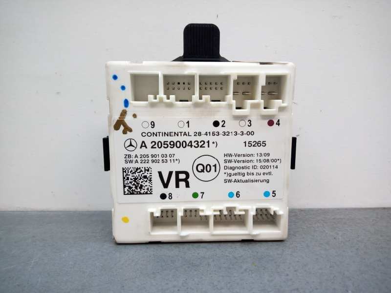 Recambio de centralita cierre para mercedes-benz clase c w205 c200 bluetec referencia OEM IAM A2059004321 DEL IZQUIERDA 