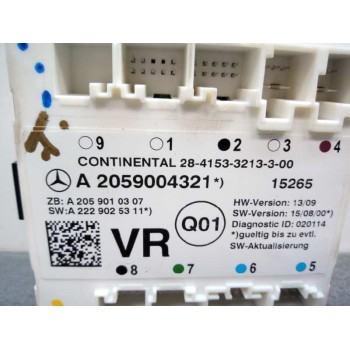 Recambio de centralita cierre para mercedes-benz clase c w205 c200 bluetec referencia OEM IAM A2059004321 DEL IZQUIERDA 