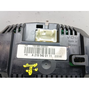 Recambio de cuadro instrumentos para mercedes-benz cls (c219) cls 350 (219.356) referencia OEM IAM a2195400111  110080235