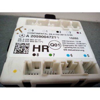 Recambio de centralita cierre para mercedes-benz clase c w205 c200 bluetec referencia OEM IAM A2059004721 DEL DERECHA 