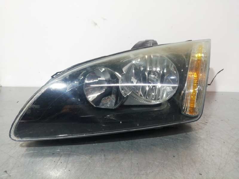 Recambio de faro izquierdo para ford focus berlina (cap) ghia referencia OEM IAM  FONDO NEGRO BIFARO