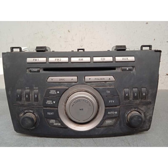 Recambio de sistema audio / radio cd para mazda 3 lim. (bl) 1.6 cd diesel cat referencia OEM IAM BDA466AR0B  