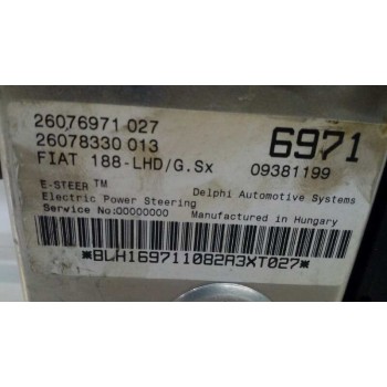 Recambio de columna direccion para fiat punto berlina (188) 1.2 cat referencia OEM IAM 26076971 1º ELECTRICA