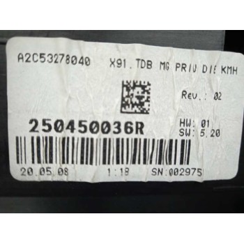 Recambio de cuadro instrumentos para renault laguna iii dynamique referencia OEM IAM 250450036R 250450036R 