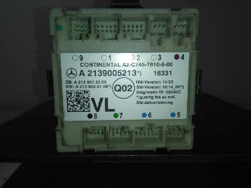 Recambio de modulo electronico para mercedes-benz clase e lim. (w213) e 220 d (213.004) referencia OEM IAM A2139005213 PUERTA DE