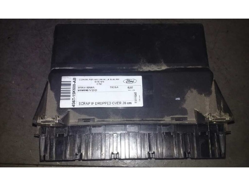 Recambio de centralita cierre para ford fiesta (cbk) ambiente referencia OEM IAM 4S6T15K600AB  