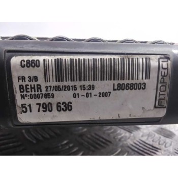 Recambio de radiador agua para fiat qubo (300) dynamic referencia OEM IAM 51790636  