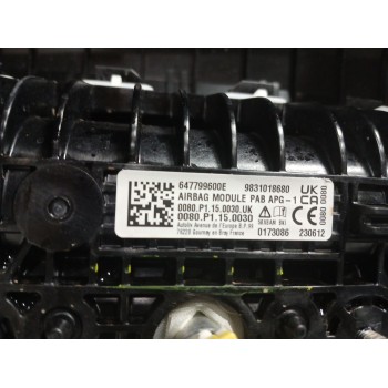 Recambio de kit airbag para citroën c4 iii (ba_, bb_, bc_) 1.2 puretech 130 (bahnsa, bahnsb) referencia OEM IAM 9831018680 SIN C