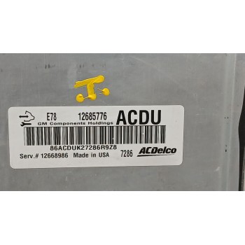 Recambio de centralita motor uce para opel mokka x excellence referencia OEM IAM 12685776  