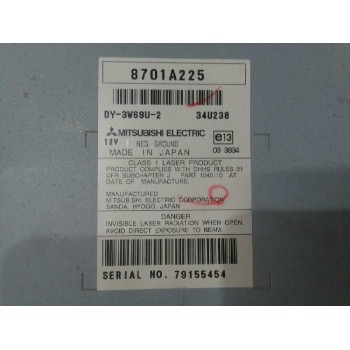 Recambio de sistema audio / radio cd para peugeot 4007 premium referencia OEM IAM 8701A225  DY3W69U2