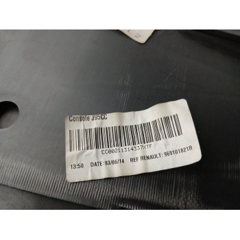 Recambio de apoyabrazos central para renault scenic iii bose edition referencia OEM IAM 969101821r CUERO NEGRO 