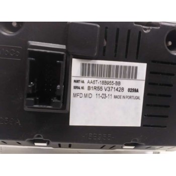 Recambio de display para ford fiesta (cb1) ambiente referencia OEM IAM AA6T18B955BB  