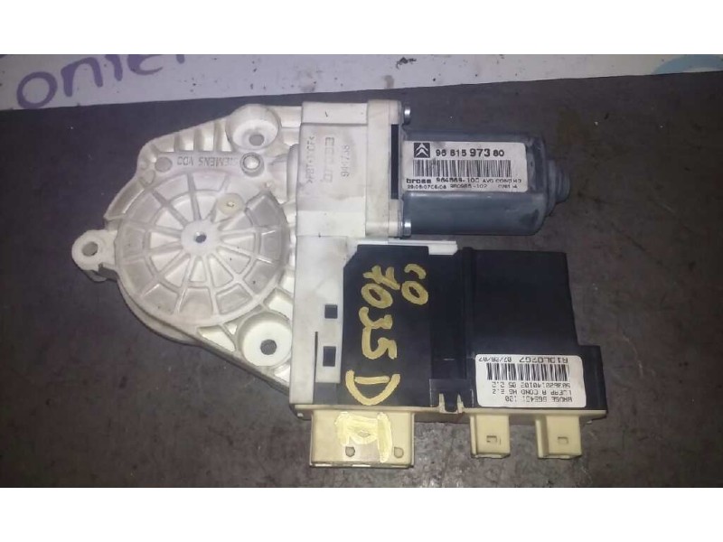 Recambio de motor elevalunas delantero derecho para citroën c5 berlina attraction referencia OEM IAM 9681597380  