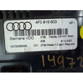 Recambio de display para audi a6 berlina (4f2) 2.0 tdi referencia OEM IAM 4F0919603 A2C53080033 
