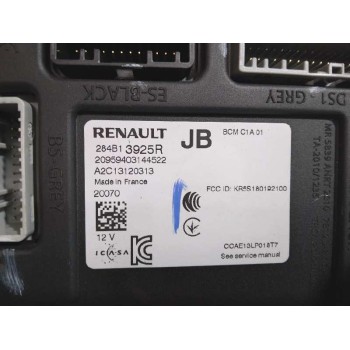 Recambio de modulo electronico para renault captur ii intens referencia OEM IAM 284B13925R BCM 