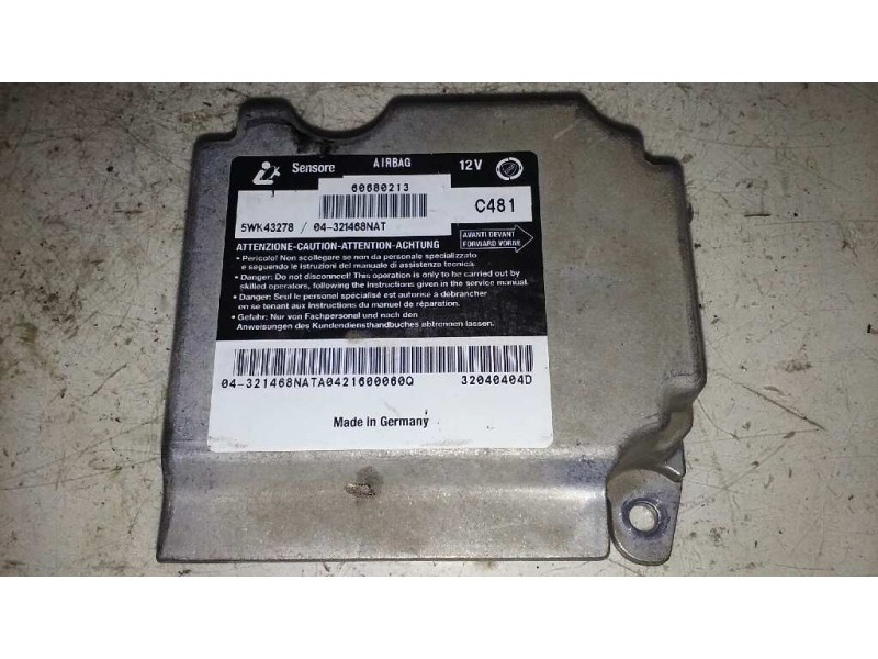Recambio de centralita airbag para alfa romeo 156 2.4 jtd 20v distinctive referencia OEM IAM 60680213 60680213 