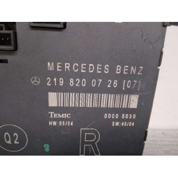 Recambio de modulo electronico para mercedes-benz clase cls (w219) 350 cgi (219.357) referencia OEM IAM 2198200726  