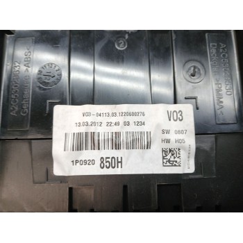 Recambio de cuadro instrumentos para seat leon (1p1) reference referencia OEM IAM 1P0920850H  