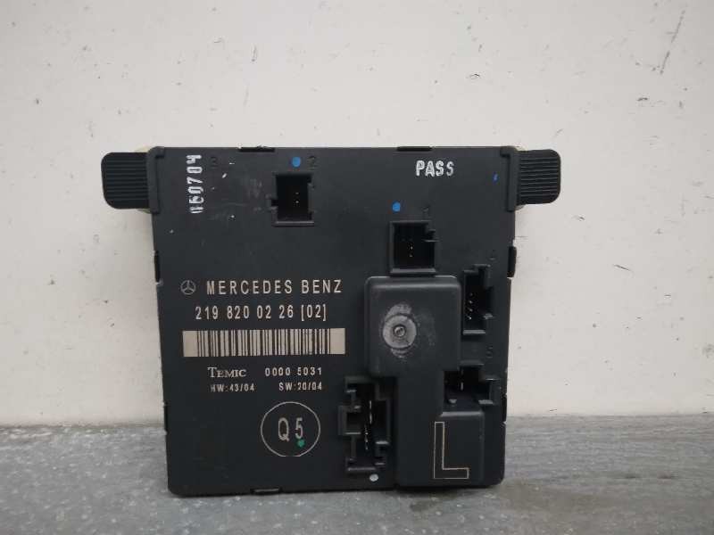 Recambio de modulo electronico para mercedes-benz clase cls (w219) 350 cgi (219.357) referencia OEM IAM 2198200226  