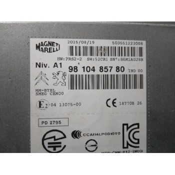 Recambio de sistema navegacion gps para citroën c4 picasso intensive referencia OEM IAM 9810485780 CAJA 