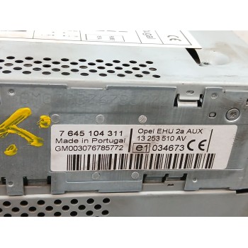 Recambio de sistema audio / radio cd para opel combo (corsa c) familiar referencia OEM IAM 13253510 7645104311 