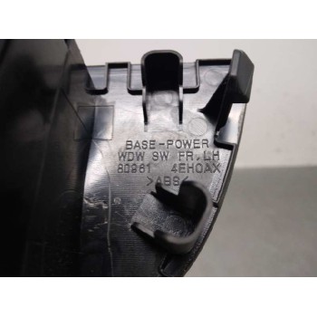 Recambio de mando elevalunas delantero izquierdo para nissan qashqai (j11) tekna premium referencia OEM IAM 809614EH0AX 4 TECLAS