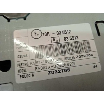 Recambio de sistema audio / radio cd para ford fiesta (ccn) 1.25 16v cat referencia OEM IAM AM5T18C815PL CAJA 