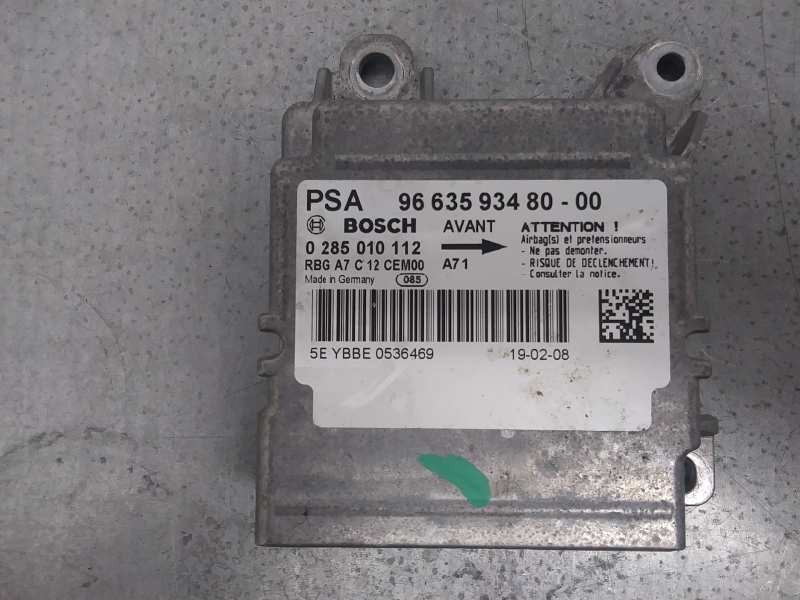 Recambio de centralita airbag para peugeot 207 premium referencia OEM IAM 9663593480 0285010112 