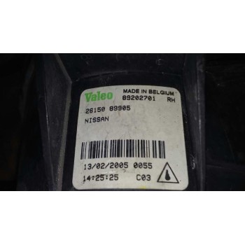 Recambio de faro antiniebla derecho para nissan primera trav. (p12) acenta referencia OEM IAM 89202701  