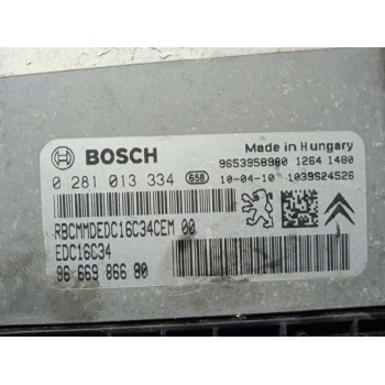 Recambio de centralita motor uce para peugeot 3008 confort referencia OEM IAM 9666986680 0281013334 