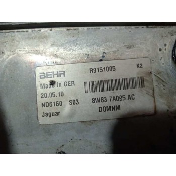 Recambio de enfriador aceite cambio para jaguar xf 3.0 v6 diesel luxury referencia OEM IAM 8W837A095AC  