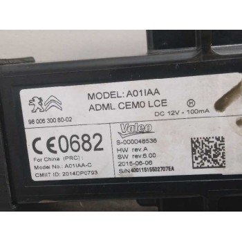 Recambio de conmutador de arranque para citroën c4 picasso feel referencia OEM IAM 9800630080  