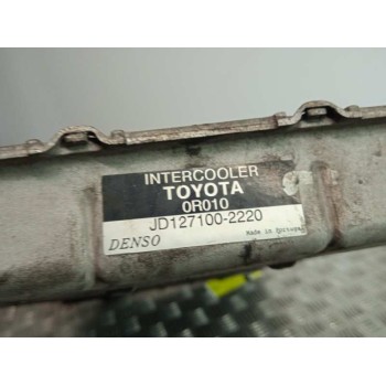Recambio de intercooler para toyota corolla verso (r1) 2.2 d-4d luna referencia OEM IAM JD1271002220  